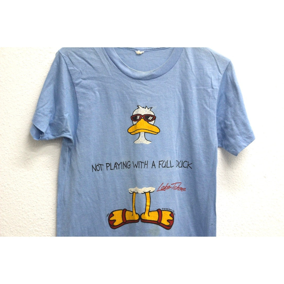 Vintage Lake Tahoe Duck T Shirt Small