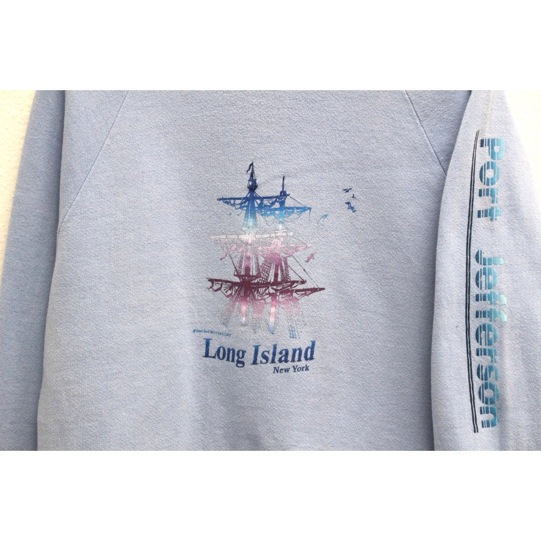 Vintage Long Island Port Jefferson New York Sweatshirt XL