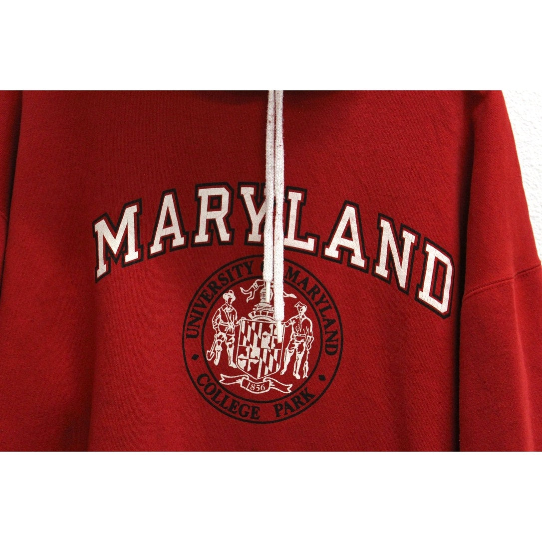 Vintage University of Maryland Terrapins Hooded Sweatshirt XL