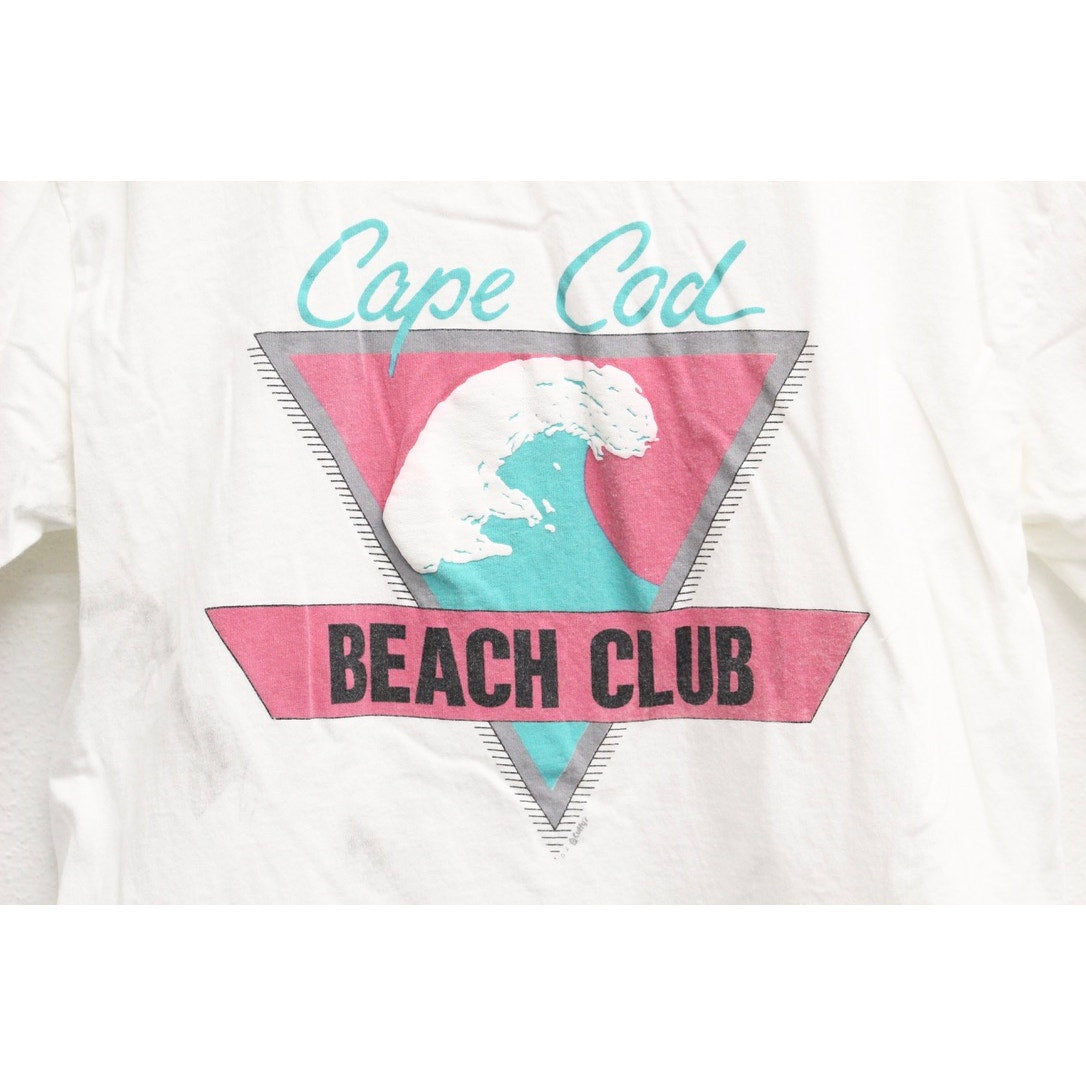 Vintage Cape Cod Beach Club T Shirt Large