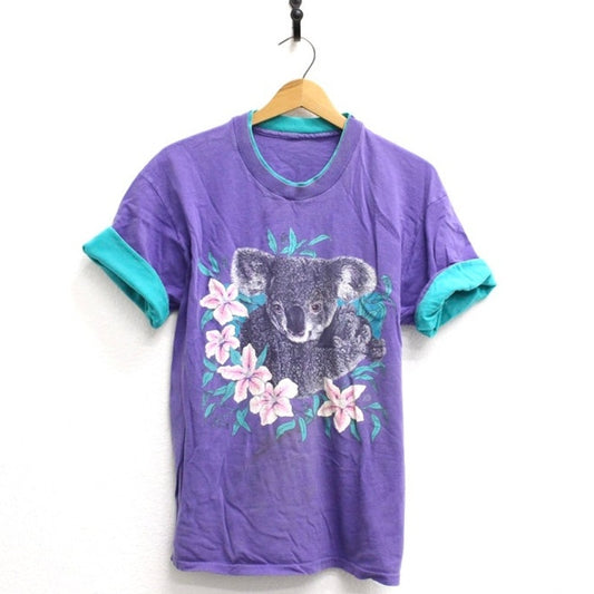 Vintage Koala Hibiscus T Shirt Medium