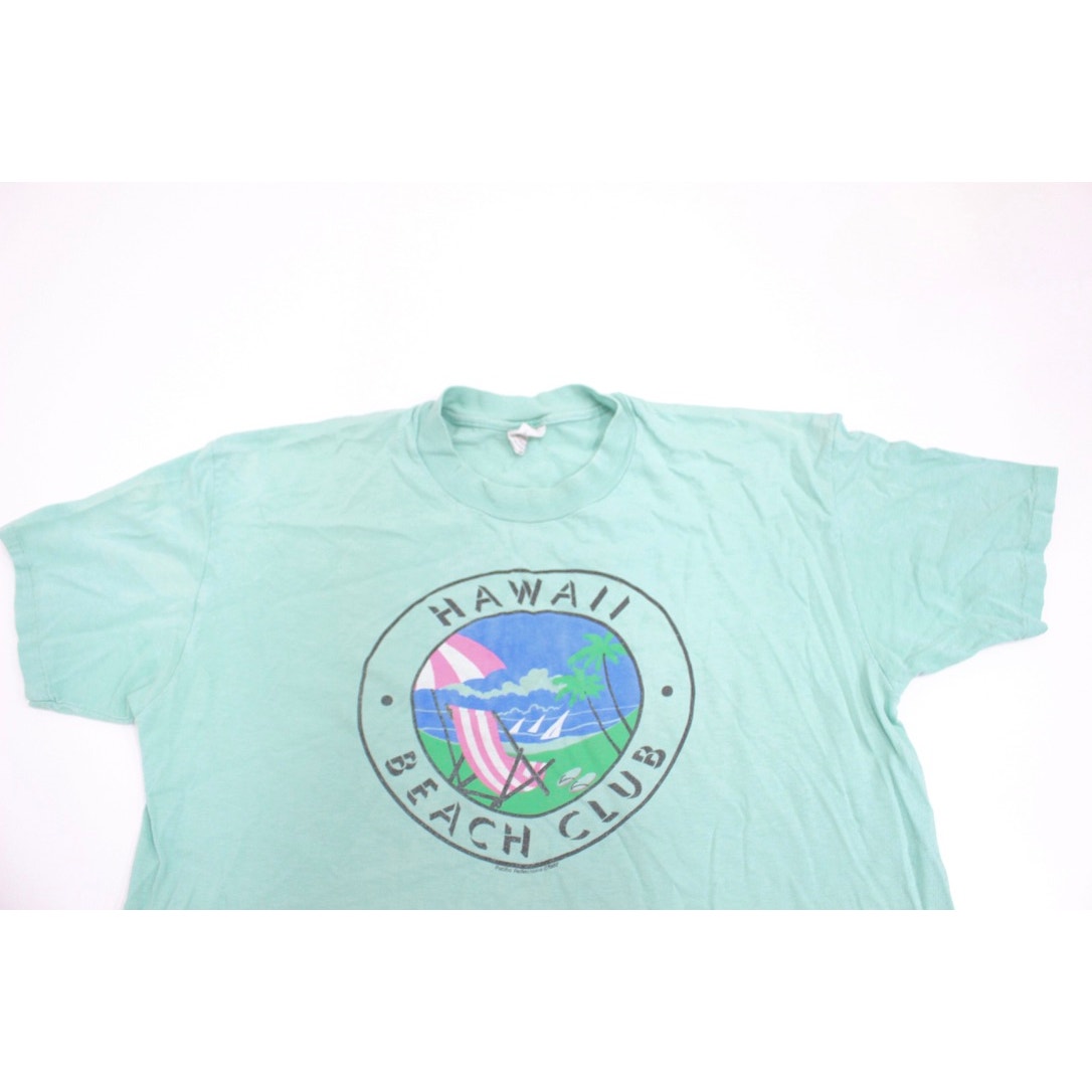 Vintage Hawaii Beach Club T Shirt XL