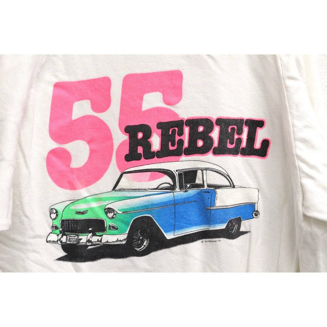 Vintage Chevy 1955 Rebel Rouser Sweatshirt XXL 2X