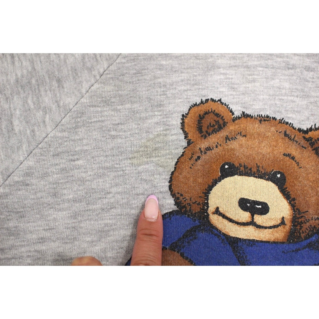 Vintage Teddy Bear Sweatshirt Medium