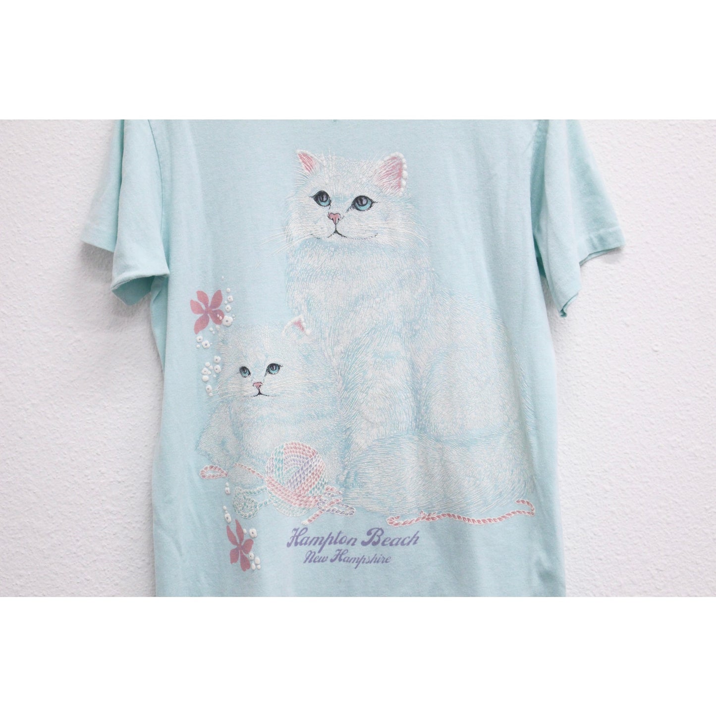 Vintage Kitty Cats Hampton Beach New Hampshire T Shirt Medium