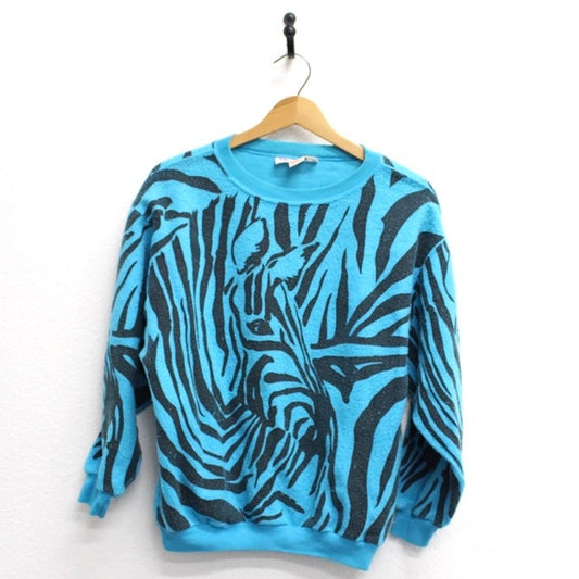 Vintage Zebra Sweatshirt Medium