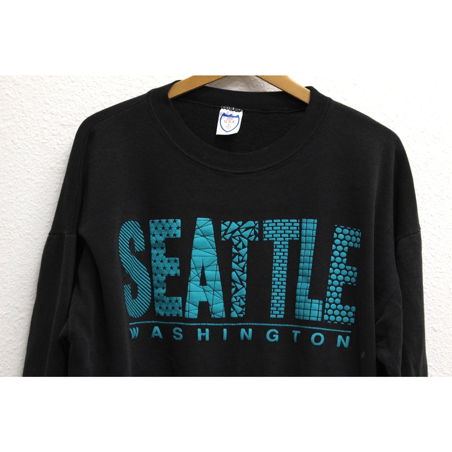 Vintage Seattle Washington Sweatshirt Large