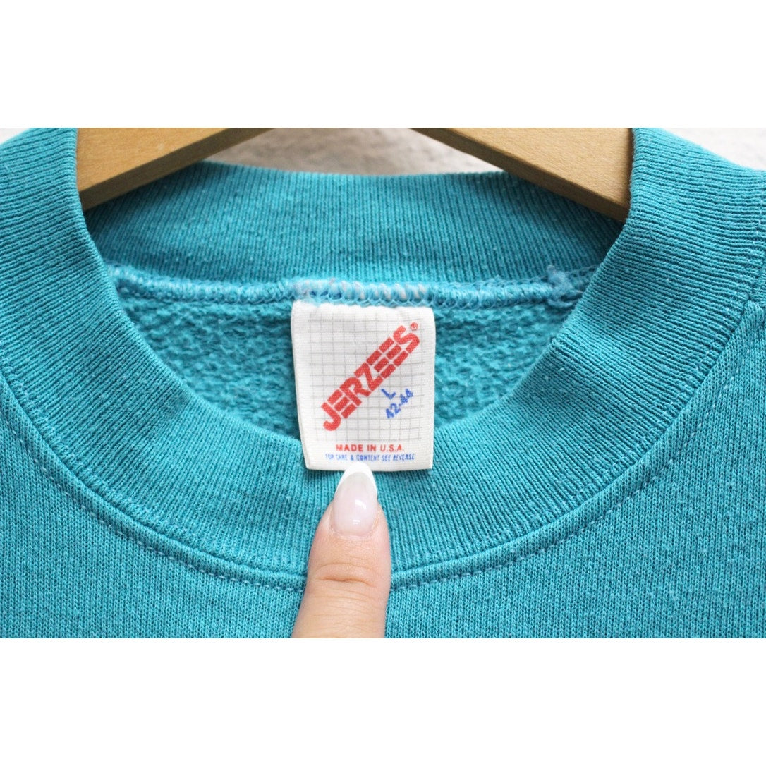 Vintage Seattle Washington Skyline Sweatshirt Large