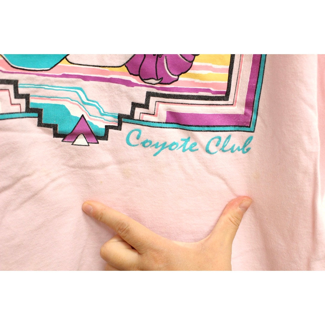 Vintage Coyote Club Desert T Shirt XL