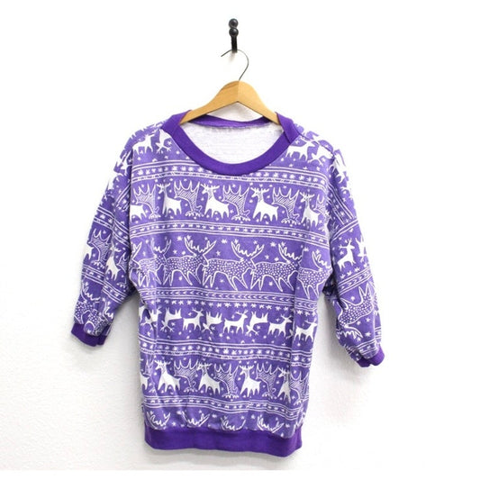 Vintage Moose Sweatshirt Medium