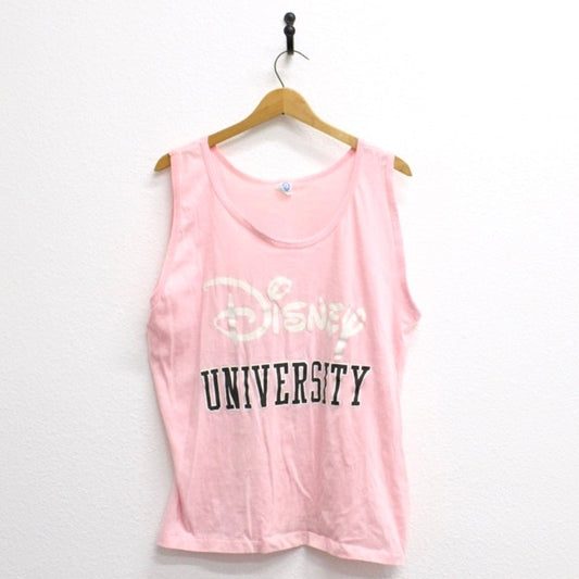 Vintage Disney University Tank T Shirt Large