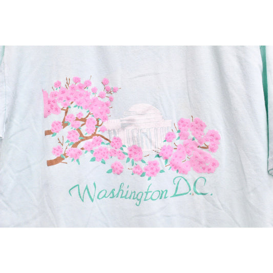 Vintage Washington DC Cherry Blossoms T Shirt XL