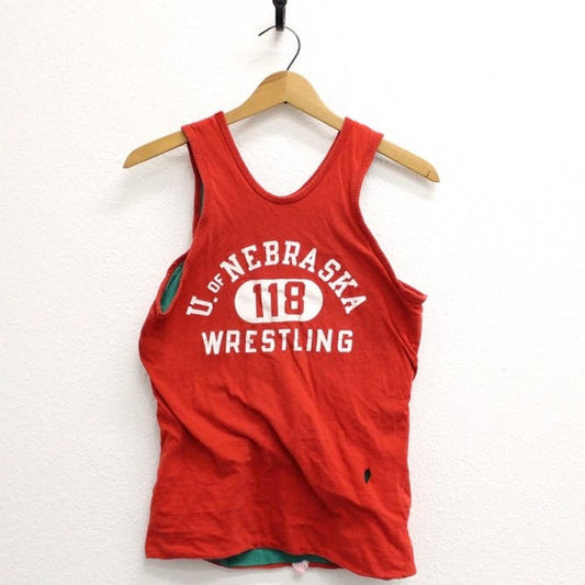 Vintage University of Nebraska Cornhuskers Wrestling Tank Top XS