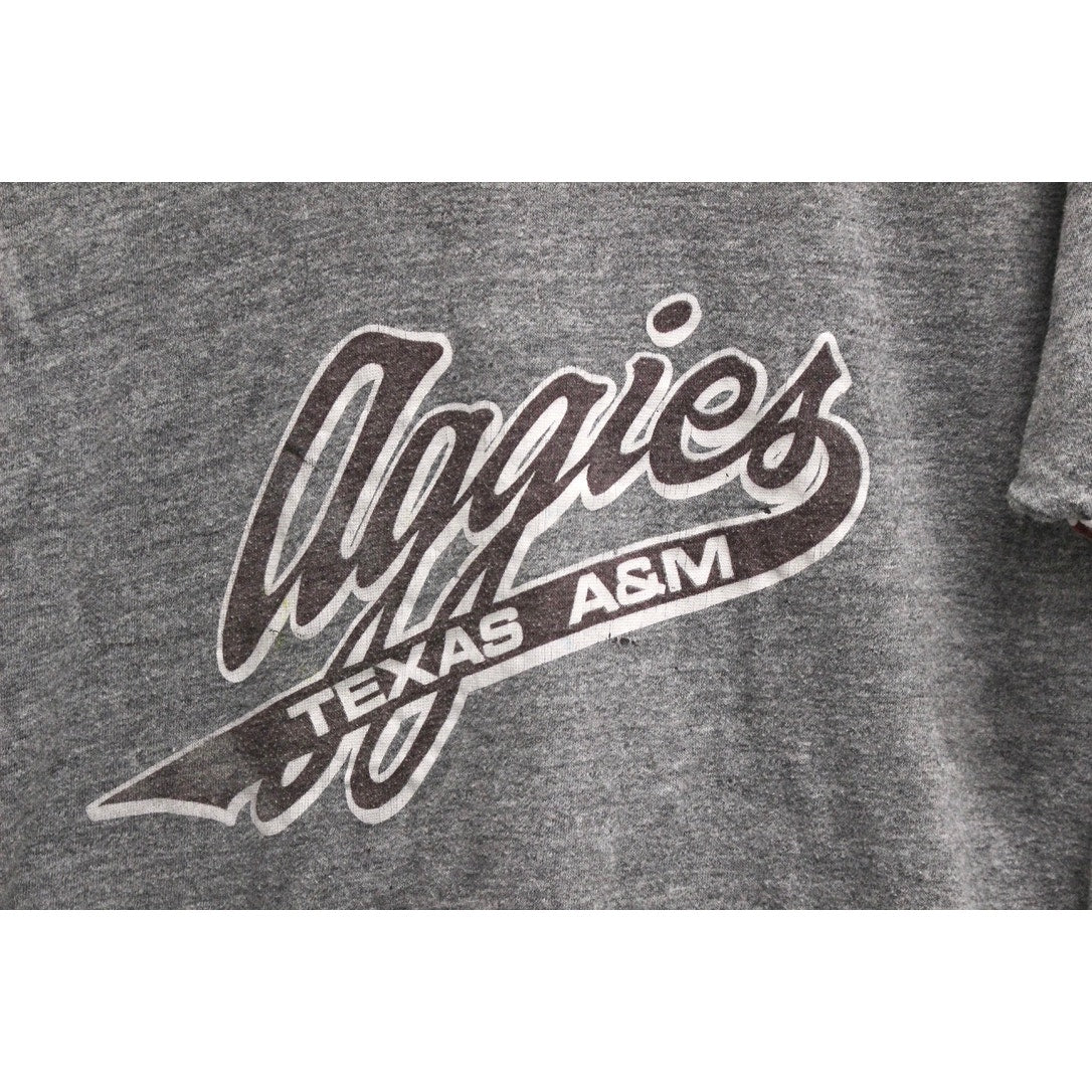Vintage Texas A&M University Aggies T Shirt Large