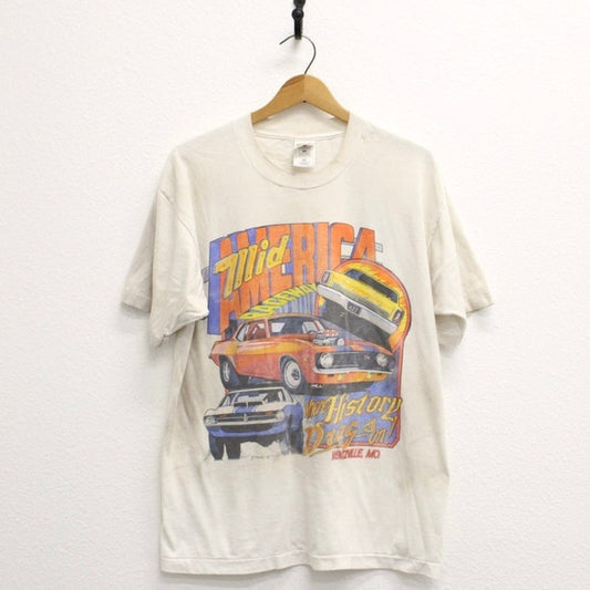 Vintage Mid America Raceway T Shirt Large