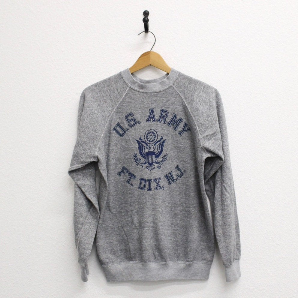 Vintage United States Army Ft Dix Sweatshirt Small