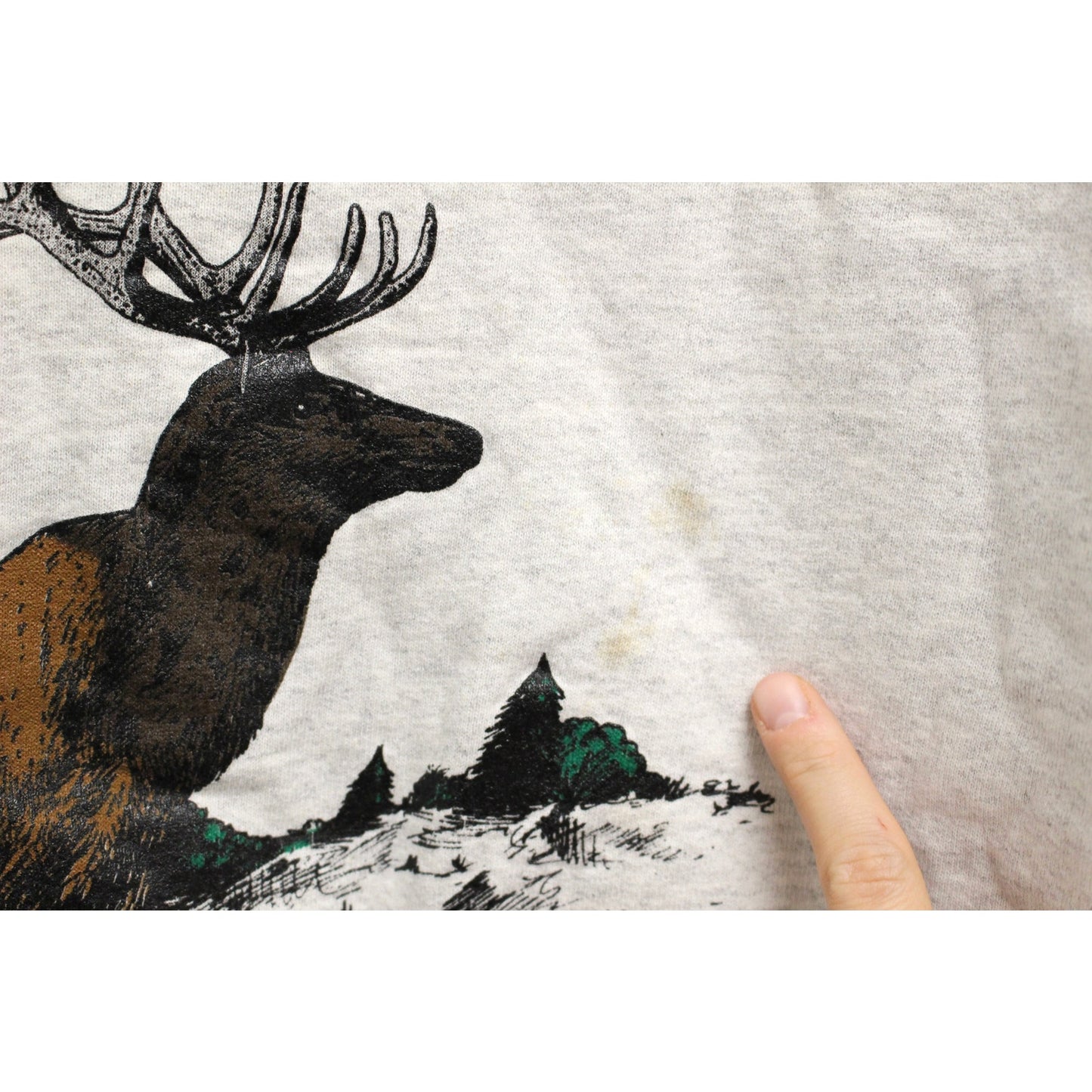 Vintage Elk Sweatshirt Large