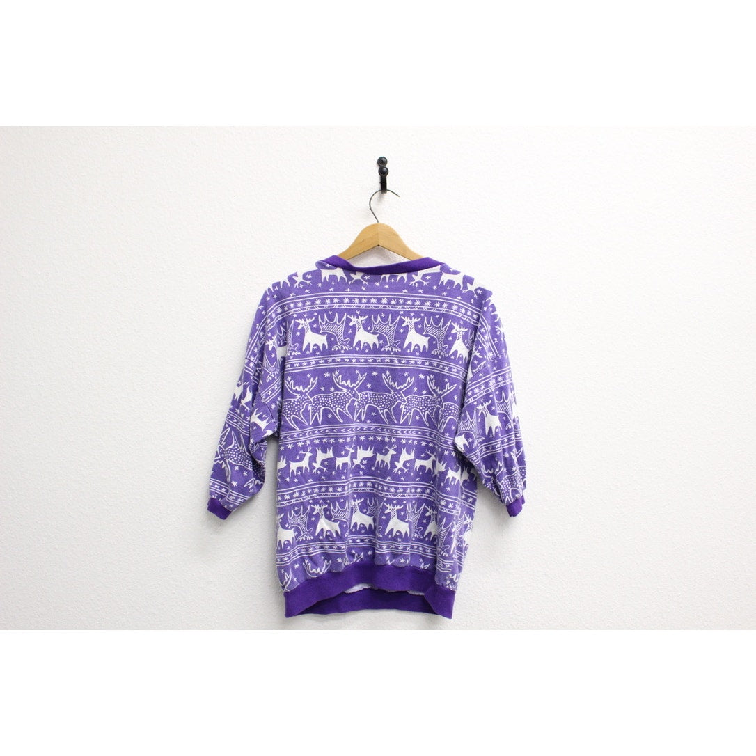 Vintage Moose Sweatshirt Medium