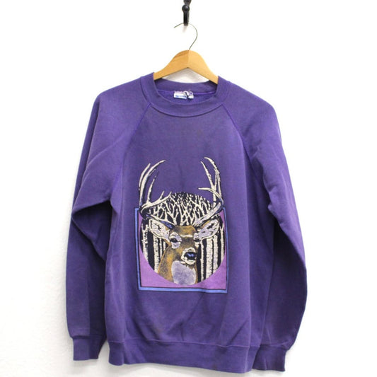 Vintage Deer Stag Sweatshirt Medium