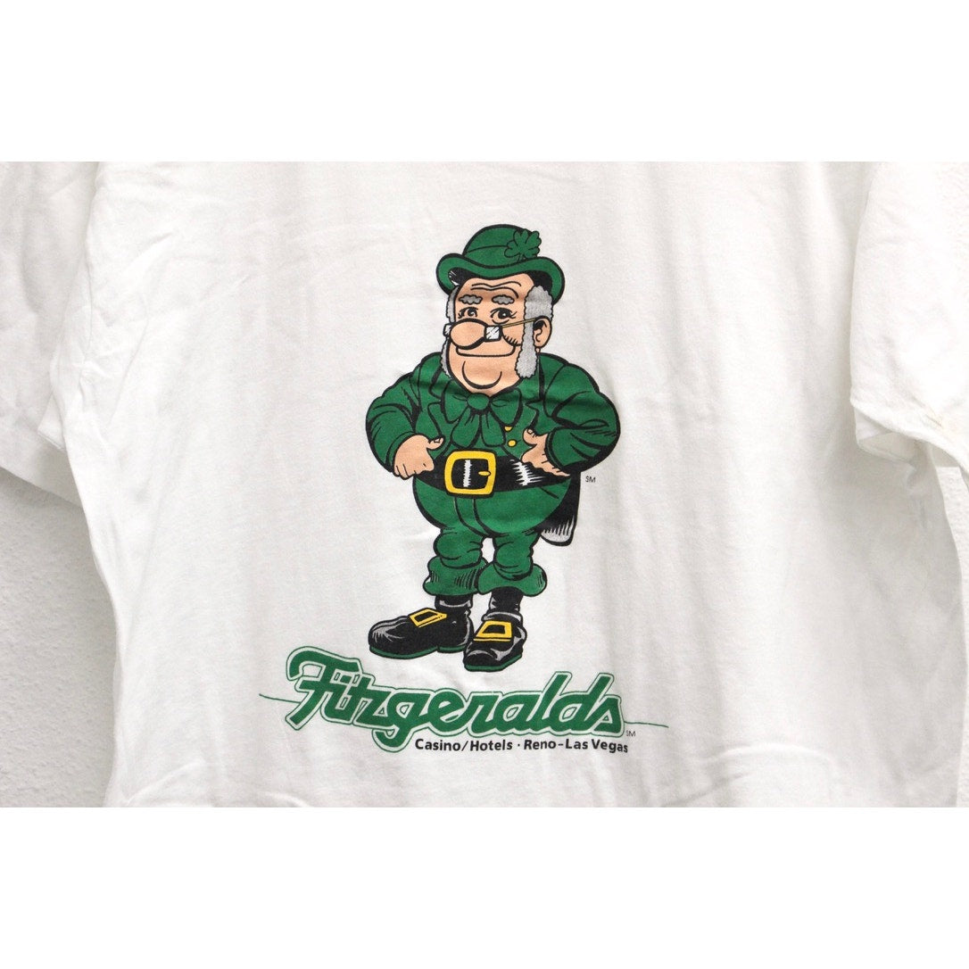 Vintage Fitzgeralds Casino Leprechaun T Shirt Large