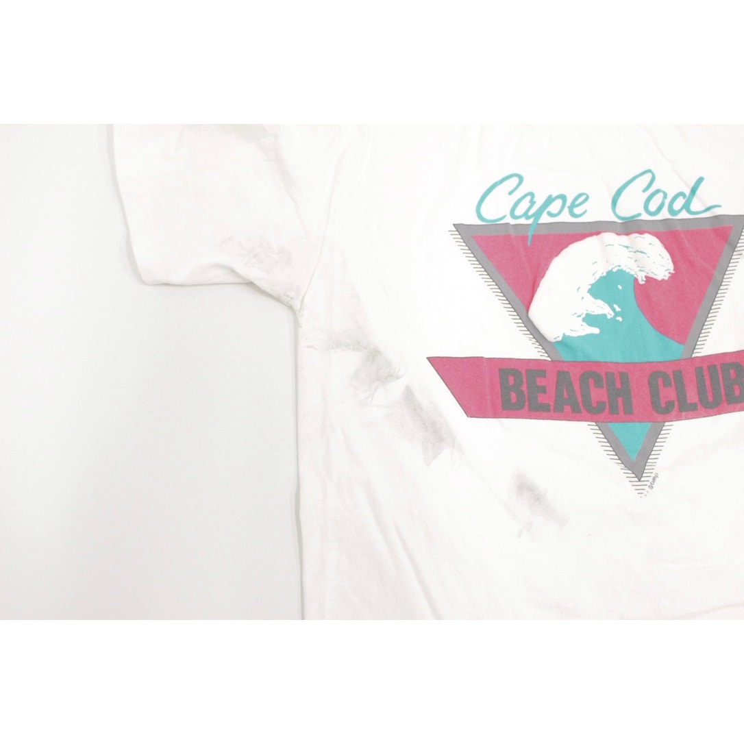 Vintage Cape Cod Beach Club T Shirt Large