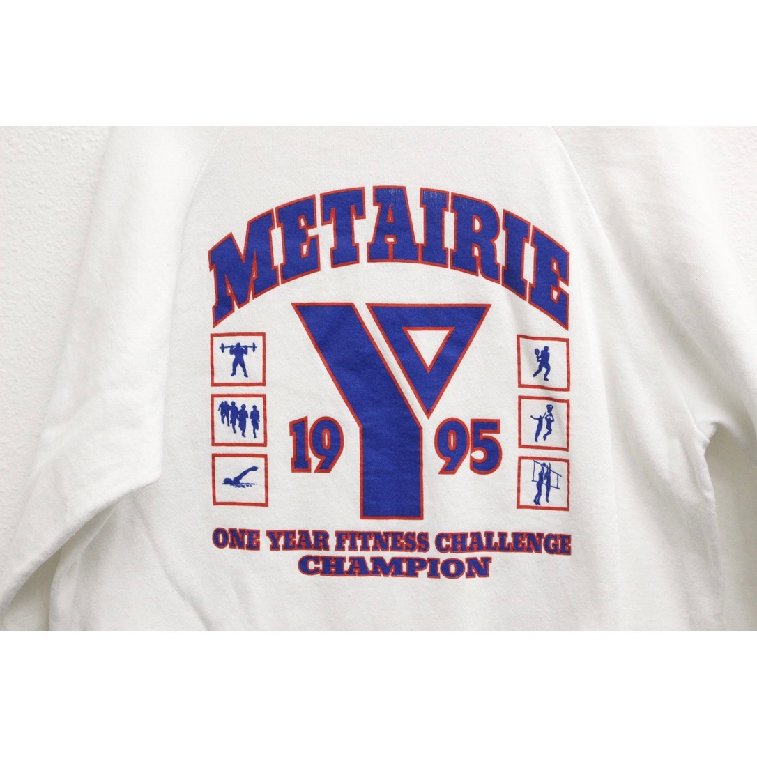 Vintage Metairie Louisiana YMCA Fitness Champion Sweatshirt XL