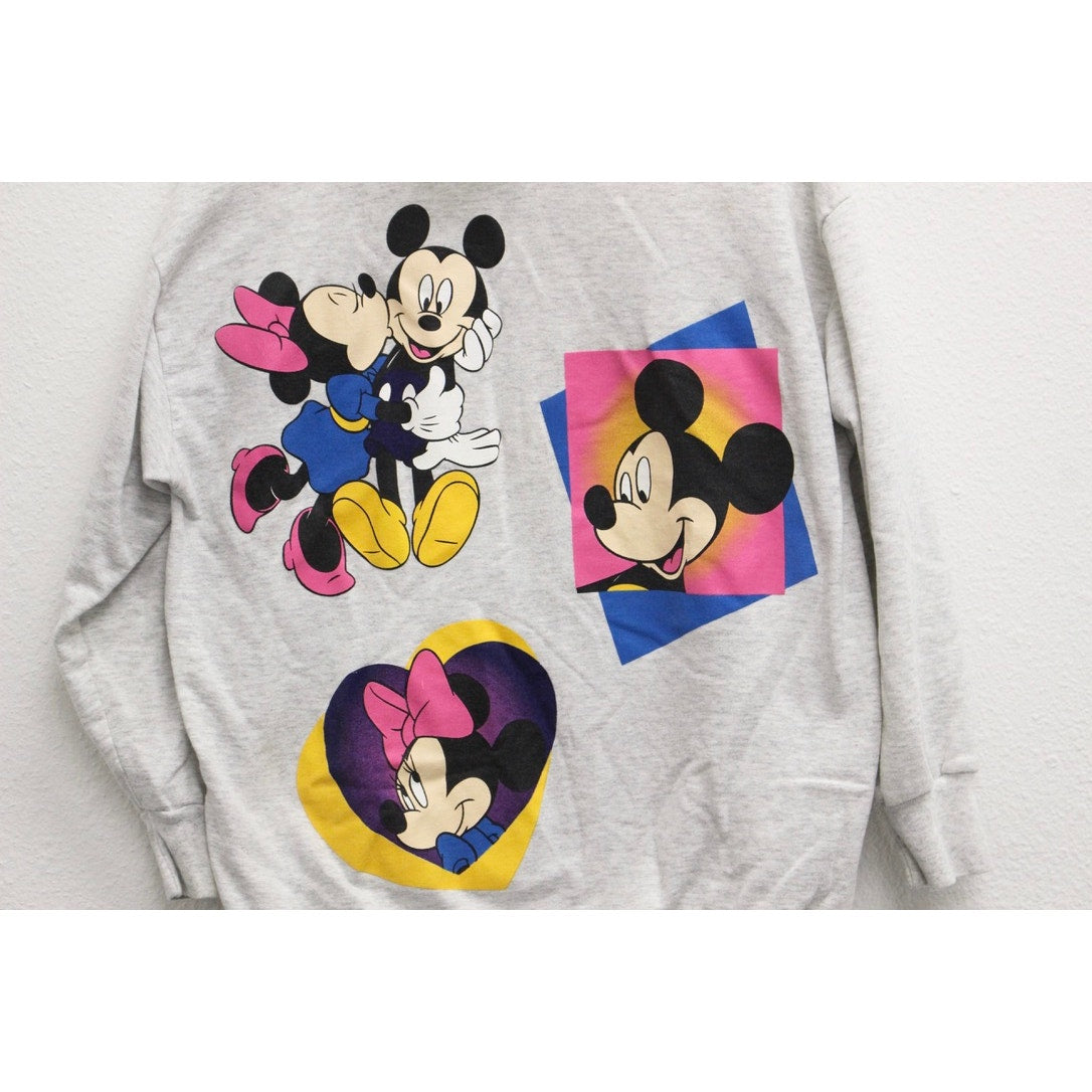 Vintage Mickey & Minnie Mouse Sweatshirt Medium