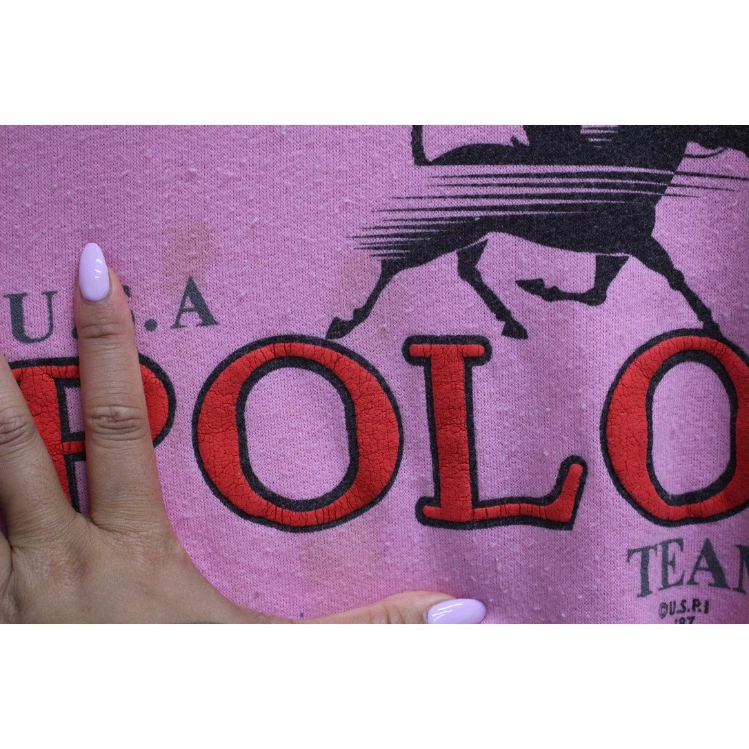 Vintage USA Polo Team Sweatshirt Large