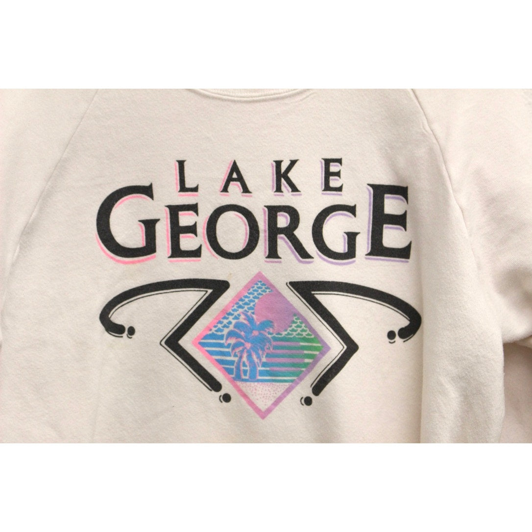 Vintage Lake George New York Sweatshirt Large