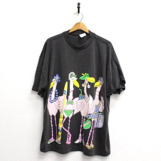 Vintage Fancy FlamingoT Shirt XXL 2X
