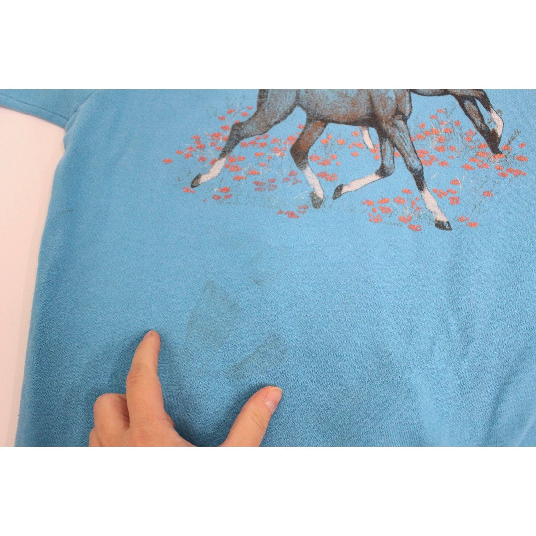 Vintage Horses Sweatshirt Large