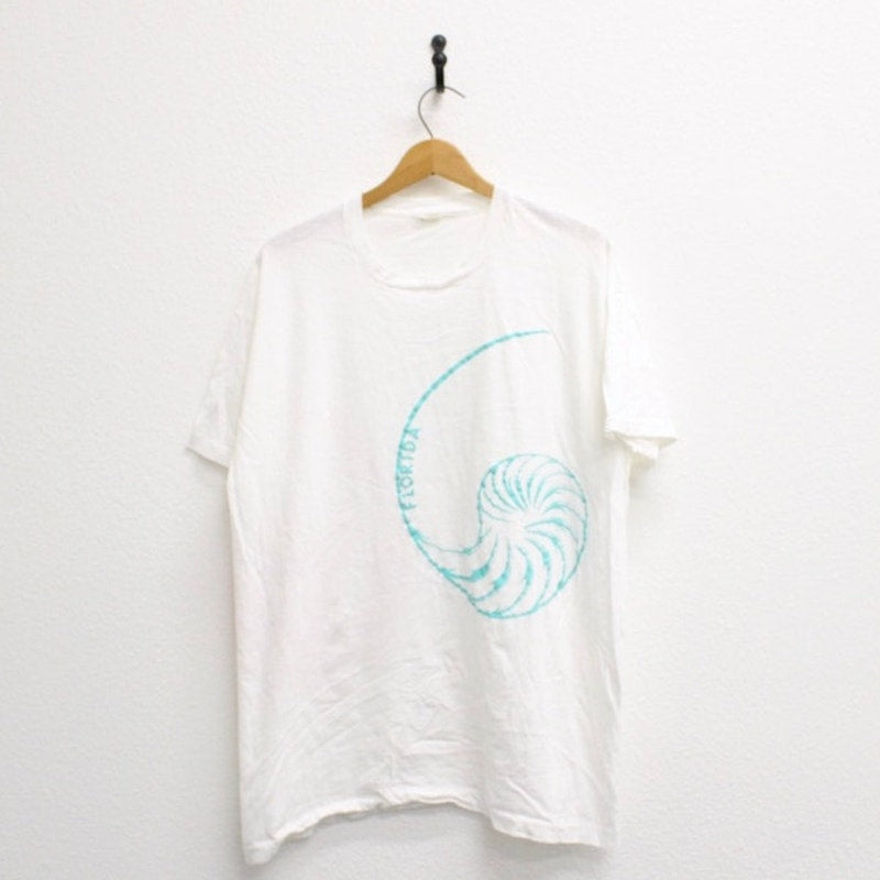 Vintage Florida Nautilus Shell T Shirt XXL 2X