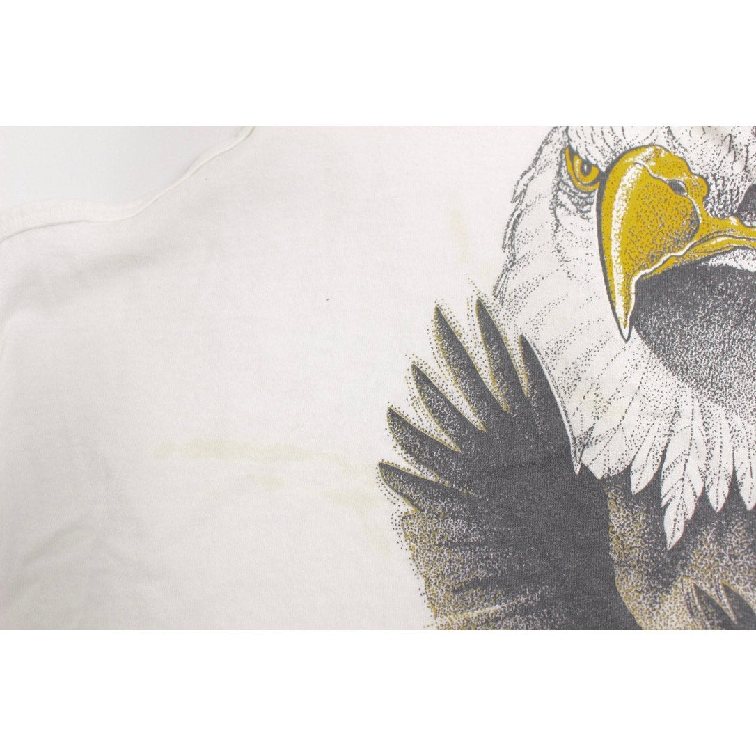 Vintage Bald Eagle Tank T Shirt Large