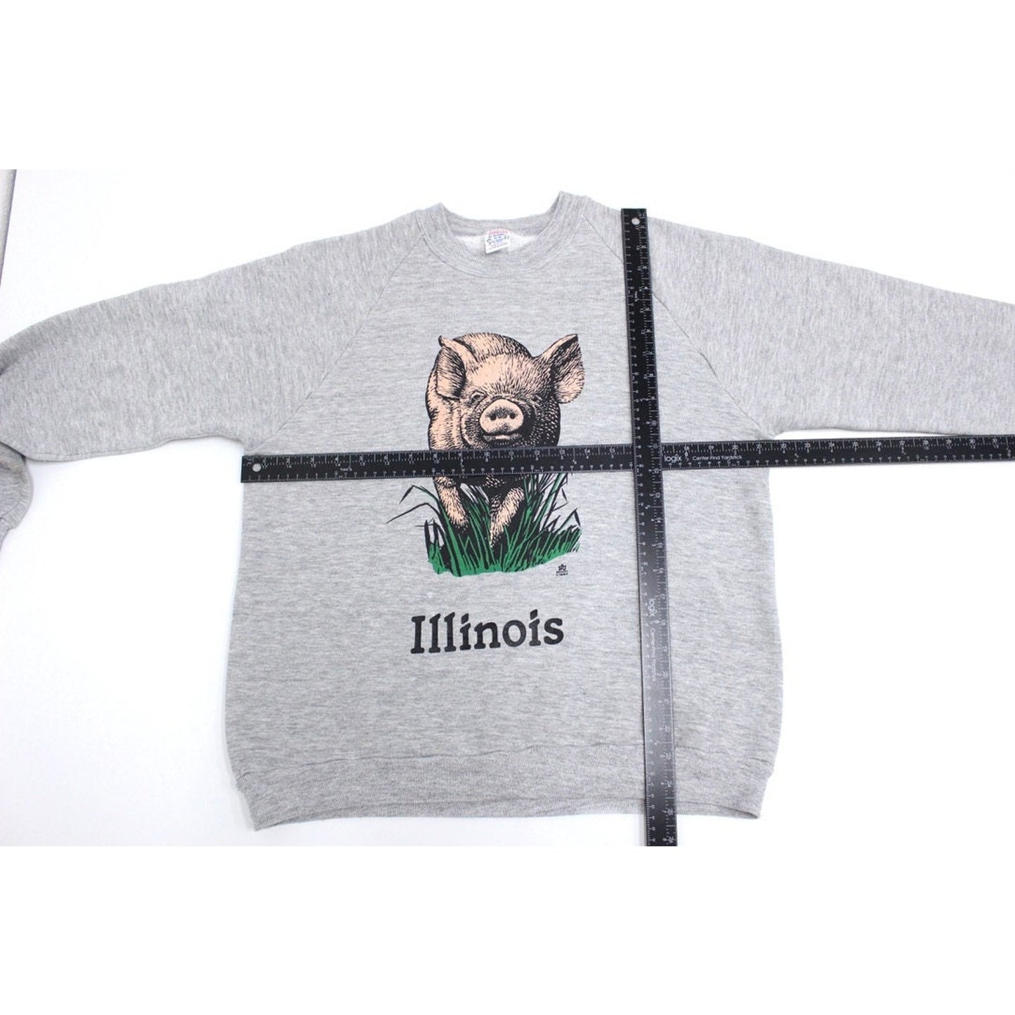 Vintage Illinois Pig Sweatshirt XL