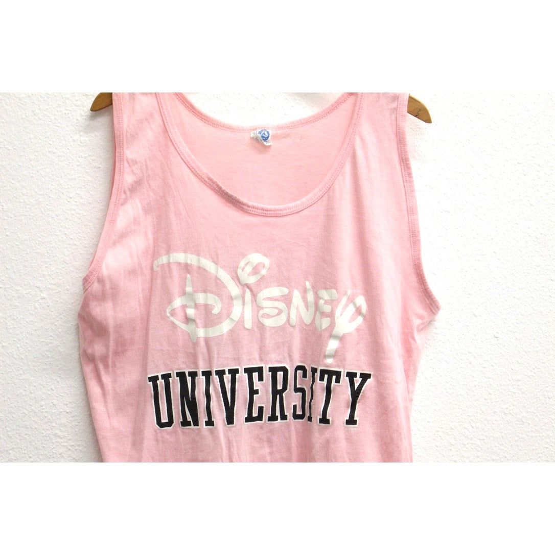 Vintage Disney University Tank T Shirt Large