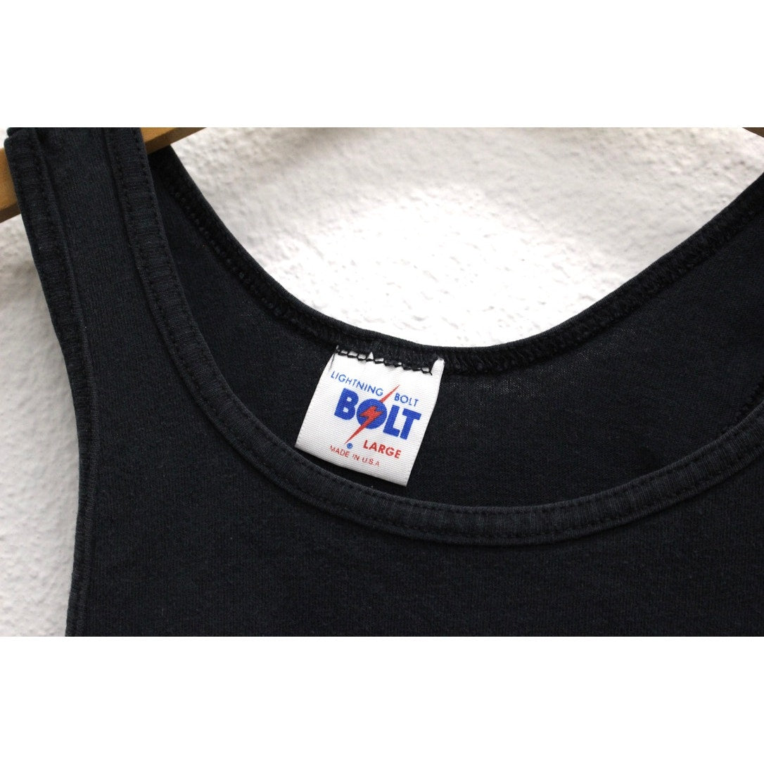 Vintage Lightning Bolt World Team Tank T Shirt Large