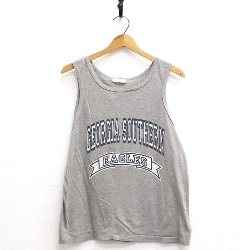 Vintage Georgia Southern University Eagles Tank T Shirt Large