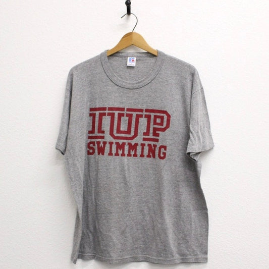 Vintage Indiana University of Pennsylvania IUP Swimming T Shirt XL