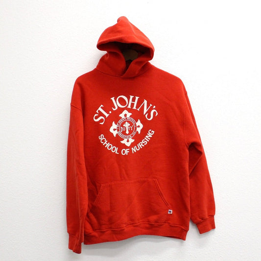 Vintage St. John's College of Nursing Hooded Sweatshirt XL