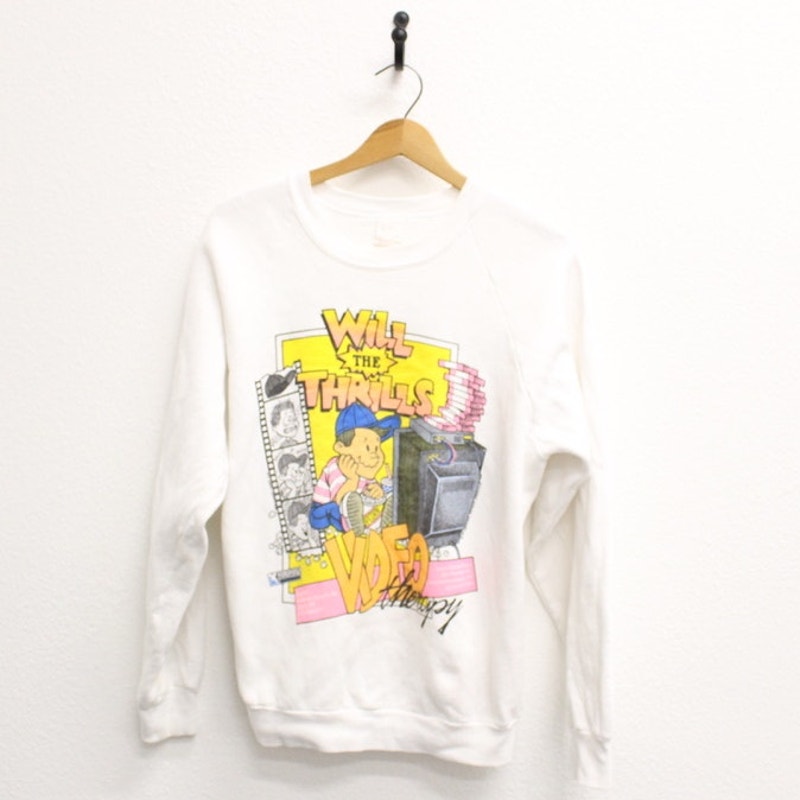 Vintage Will the Thrills Video Therapy Sweatshirt Medium