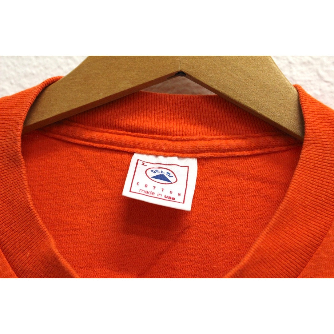 Vintage Halloween Jack O Lantern T Shirt Large