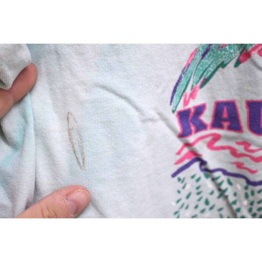 Vintage Kauai Campus Hawaii Crop Top T Shirt XXL 2X