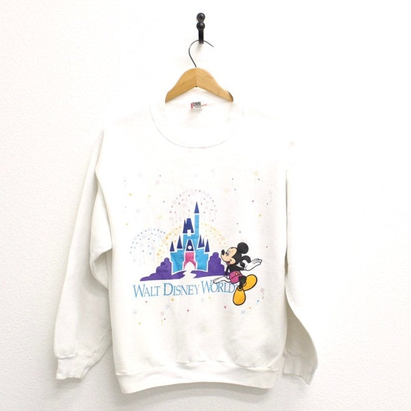 Vintage Walt Disney World Mickey Mouse Sweatshirt Large