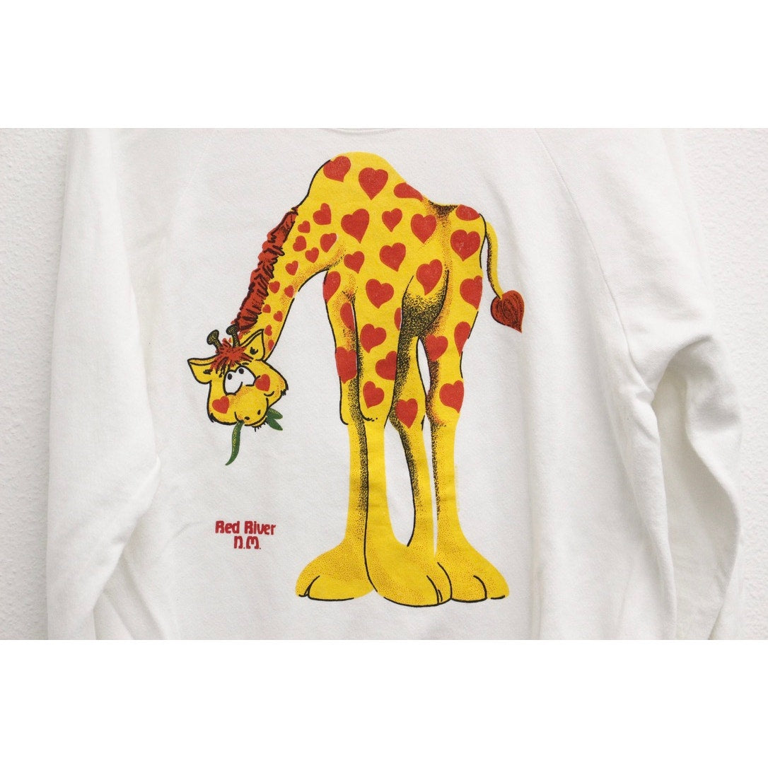 Vintage Red River New Mexico Giraffe Sweatshirt Large