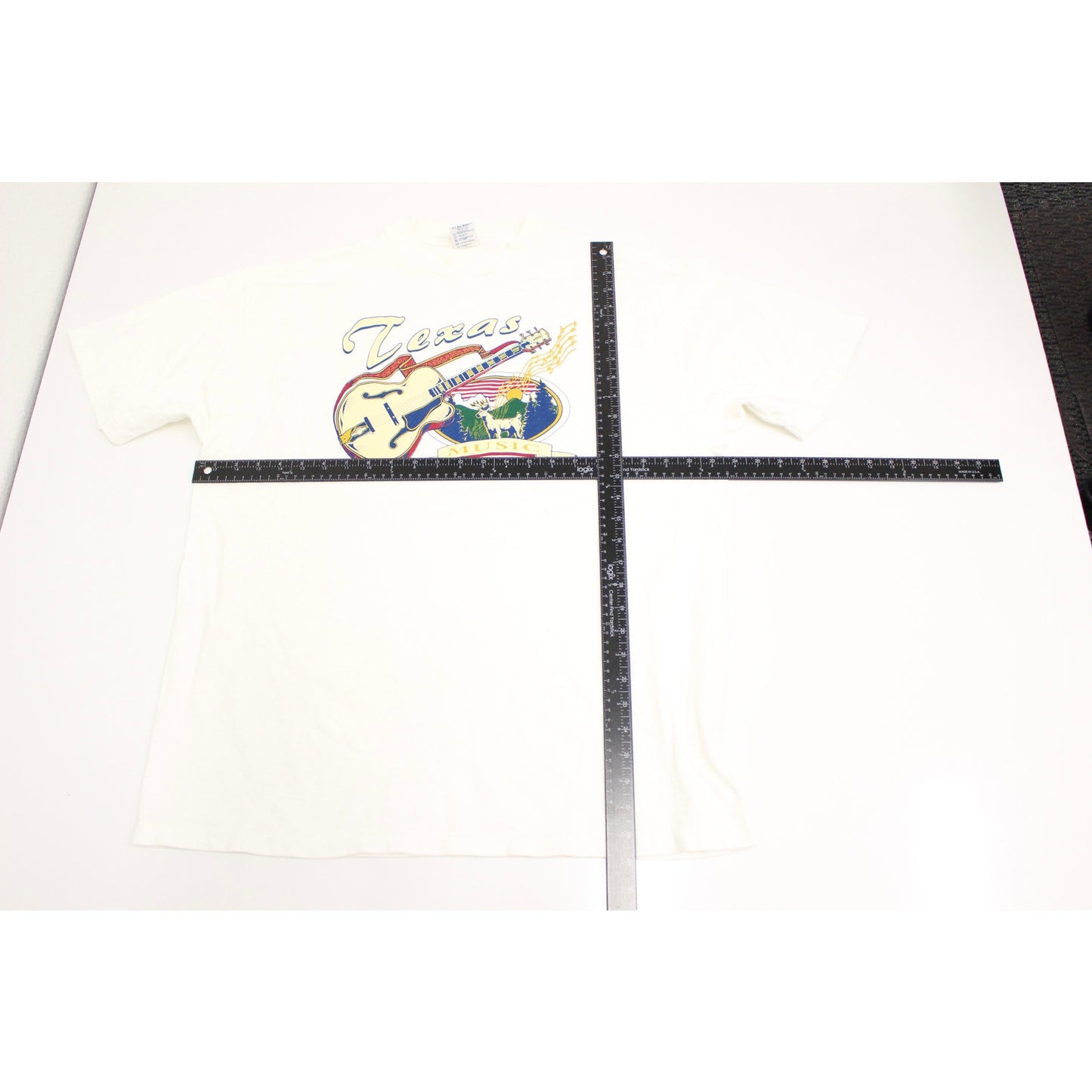 Vintage Texas Music Guitar T Shirt XL