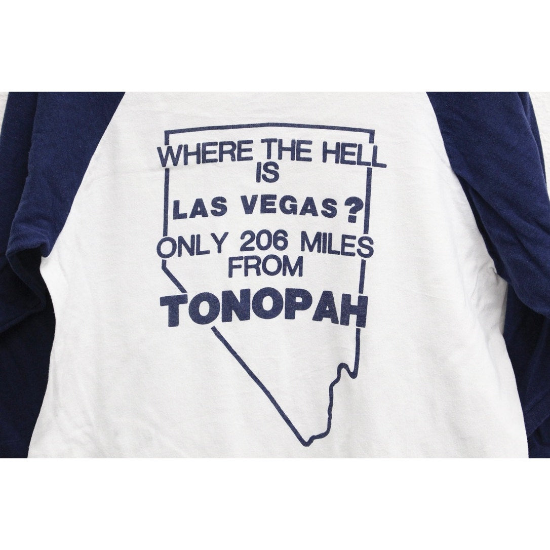 Vintage Las Vegas to Tonopah Nevada T Shirt Medium