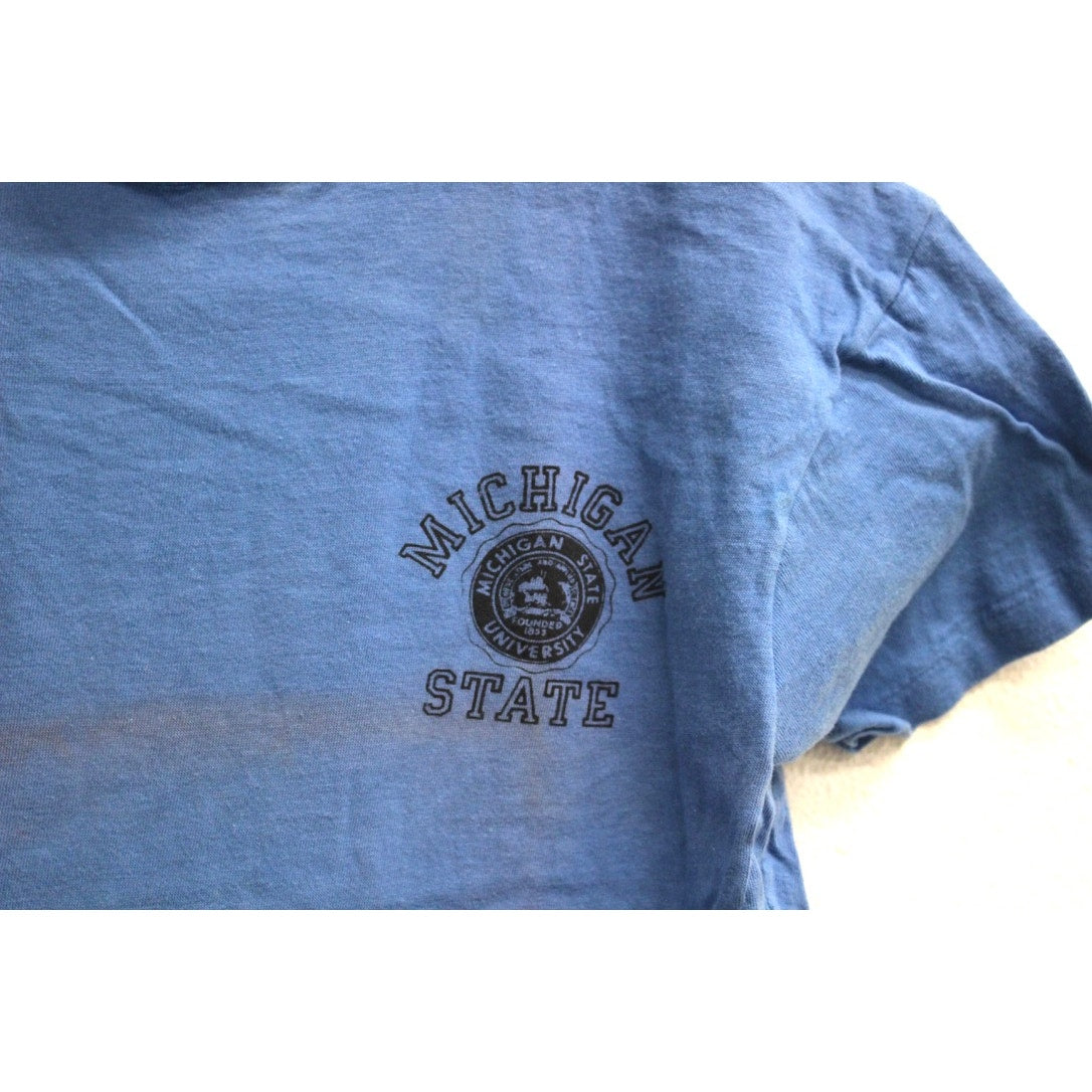 Vintage Michigan State University Spartans T Shirt Large