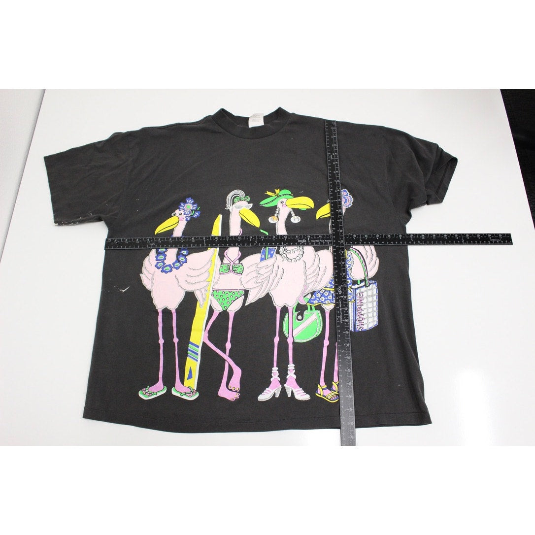 Vintage Fancy FlamingoT Shirt XXL 2X