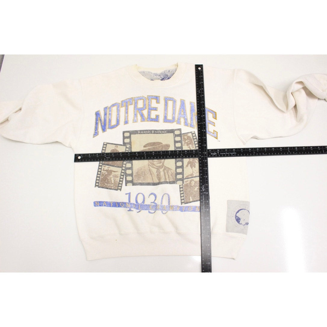 Vintage University of Notre Dame Knute Rockne Sweatshirt Large