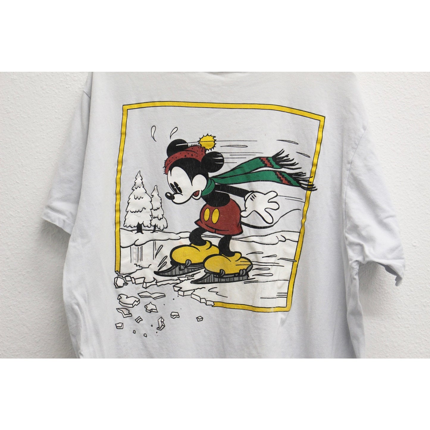 Vintage Mickey Mouse Ice Skating T Shirt XXL 2X